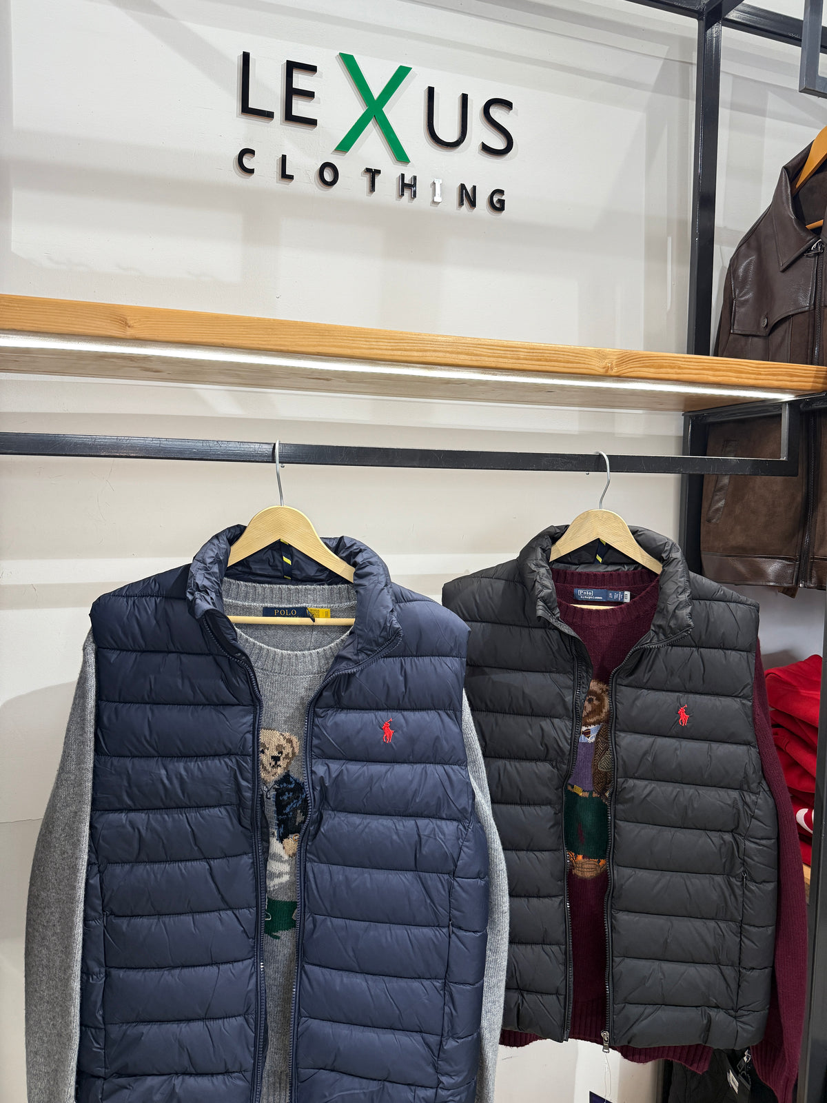 R1 Gillet Puffer Jacket - Black - view 3