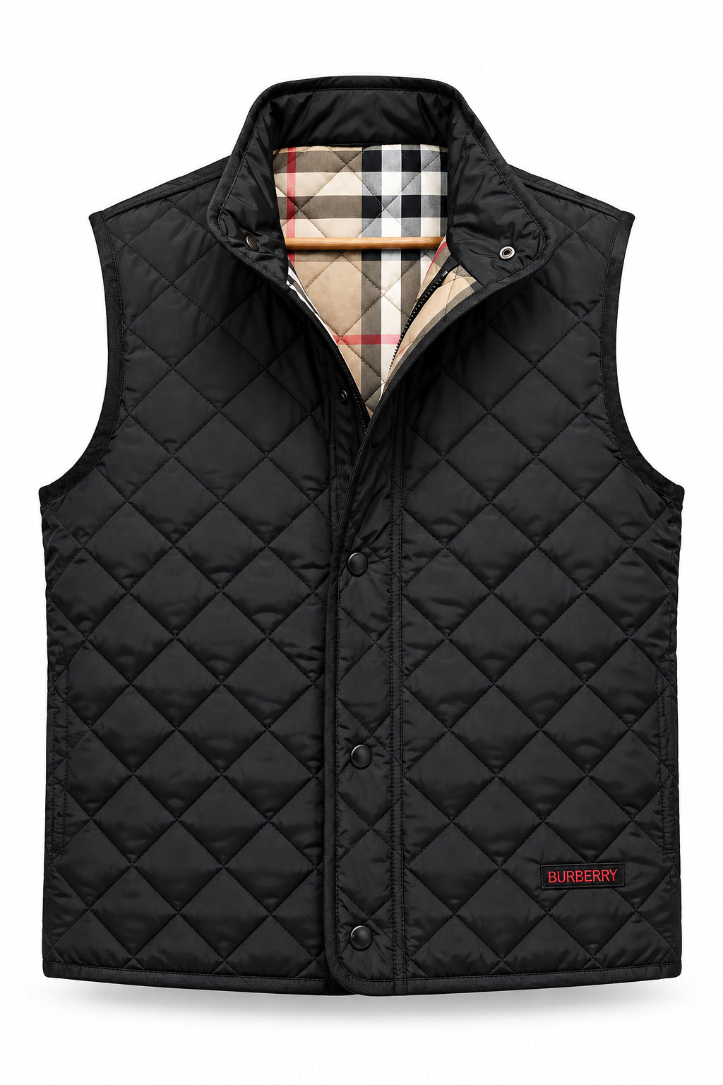 BURB Quilted Vest Jacket - Black