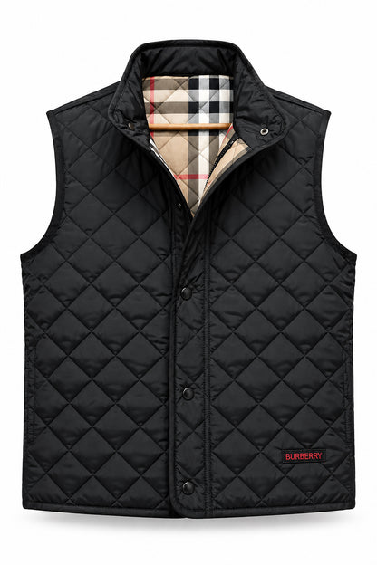 BURB Quilted Vest Jacket - Black