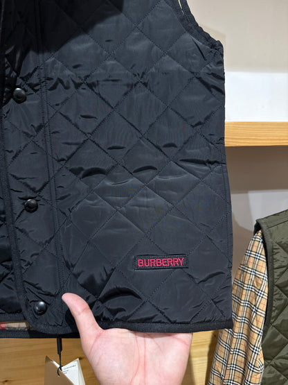BURB Quilted Vest Jacket - Black - view 4
