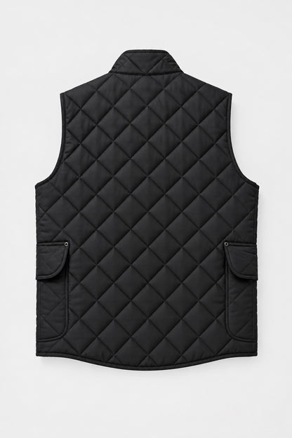 BURB Three Pocket Quilted Jacket - Black - view 2