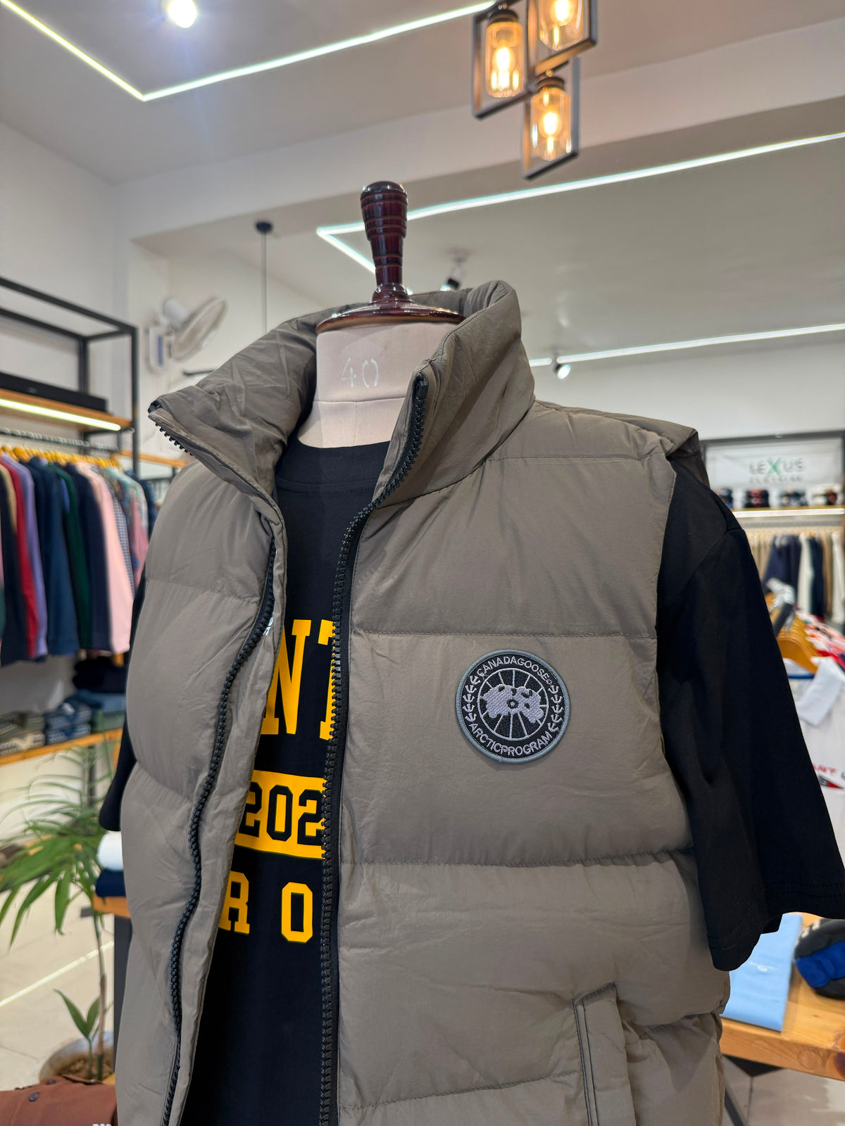 CG Puffer Jacket - Olive - view 2