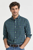 GNT Blue Green Check Shirt