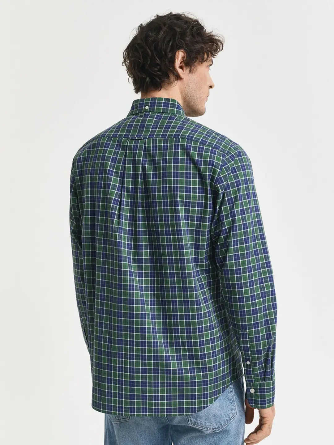 GNT Blue Green Check Shirt - view 2