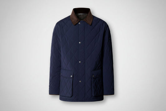 HKT Two Pocket Quilted Jacket - Blue
