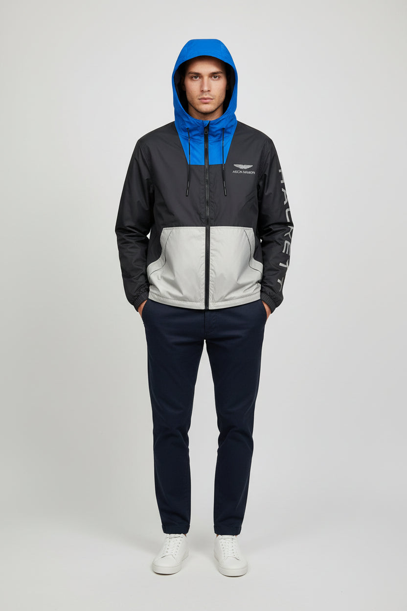 HKT Wind Cheater - Black/Blue