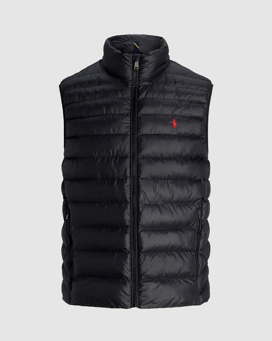 R1 Gillet Puffer Jacket - Black