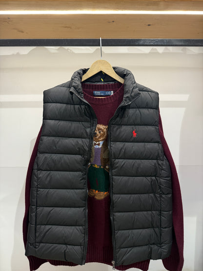 R1 Gillet Puffer Jacket - Black - view 2