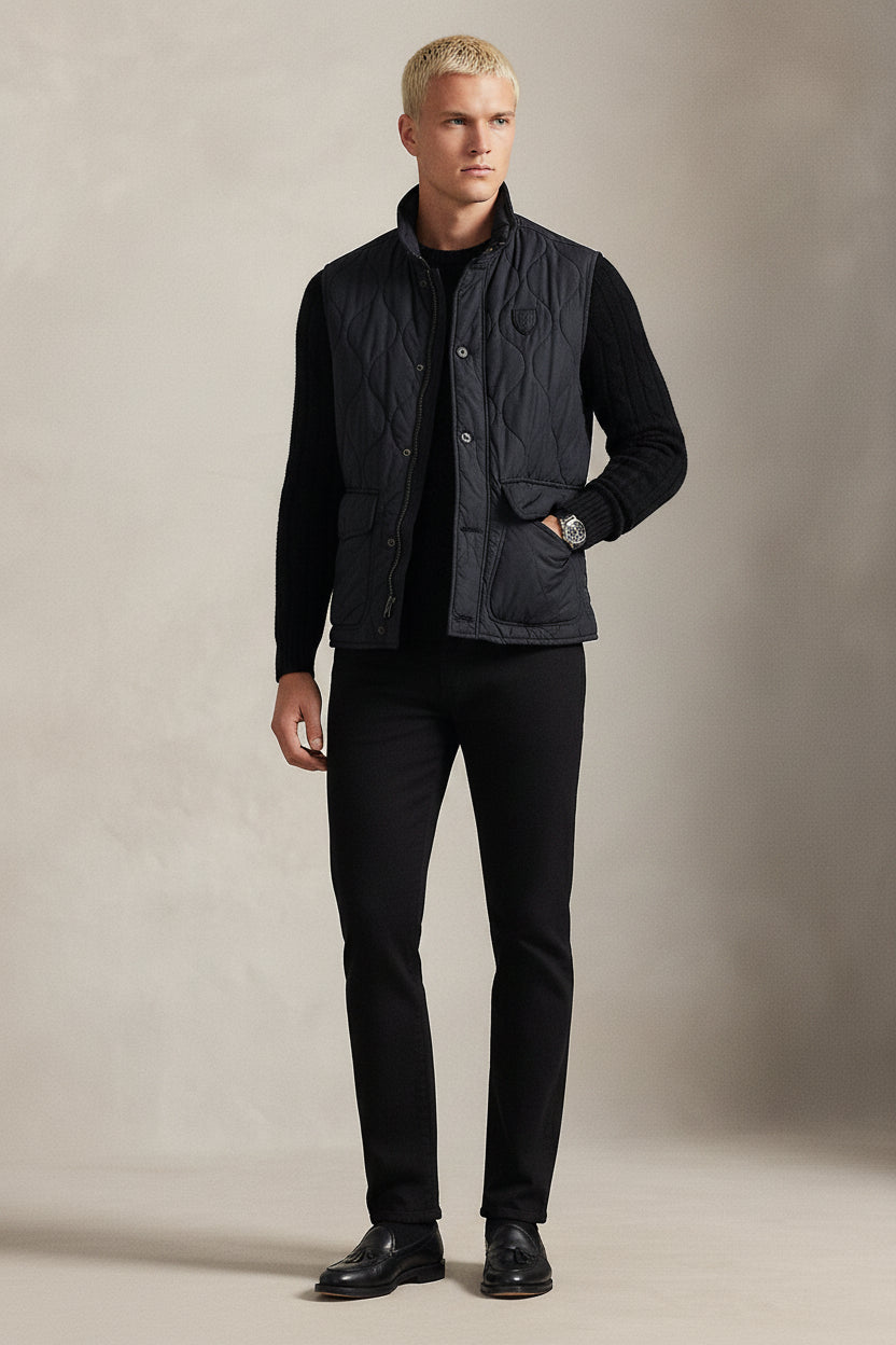 RI Leather Logo Jacket - Black - view 2