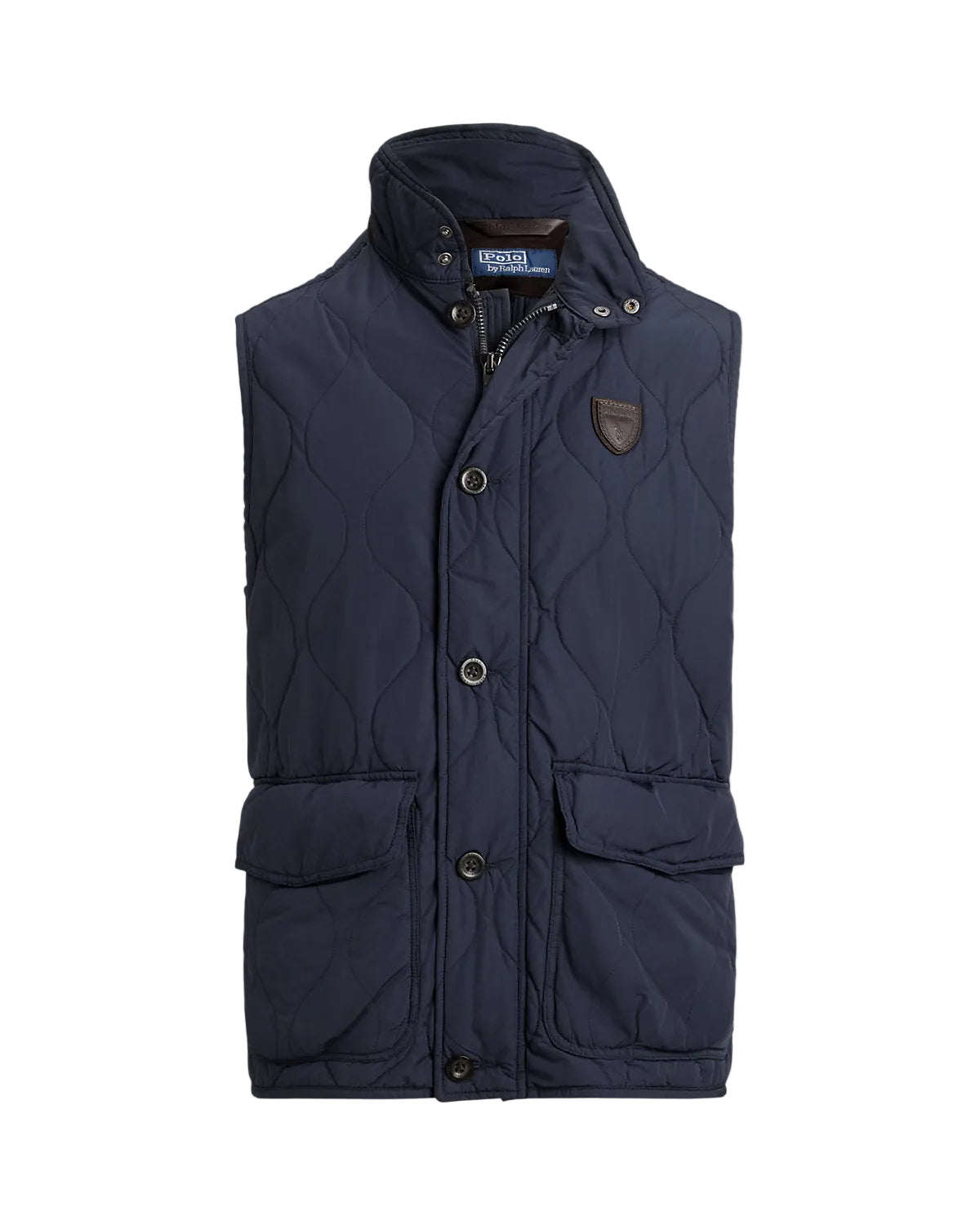 RI Leather Logo Jacket - Blue