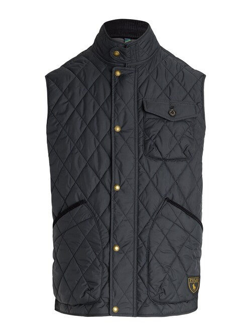 RI Quilted Half Jacket - Black