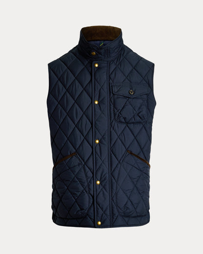 RI Quilted Half Jacket - Blue