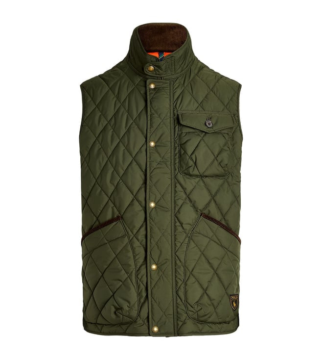 RI Quilted Half Jacket - Green
