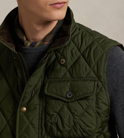 RI Quilted Half Jacket - Green - view 3